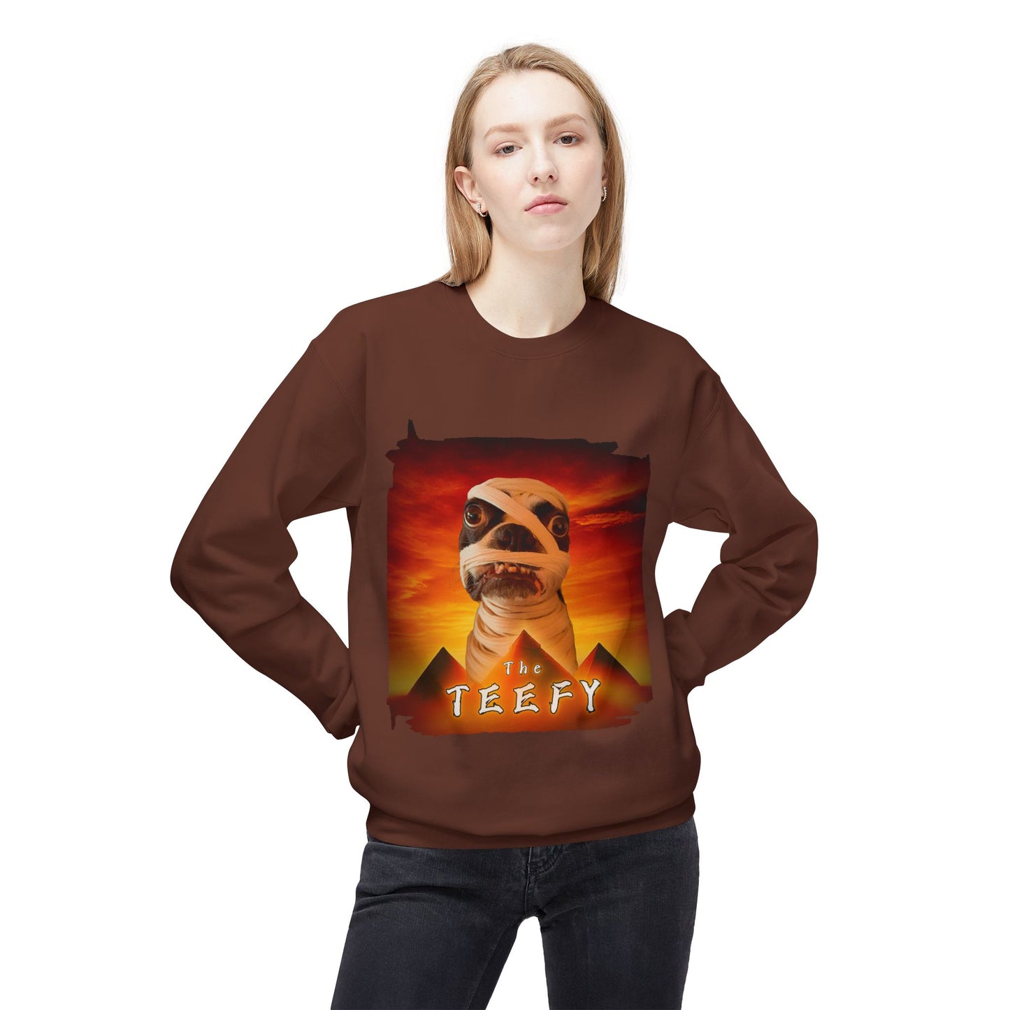 The Teefy Crewneck Sweatshirt: Ancient Comfort