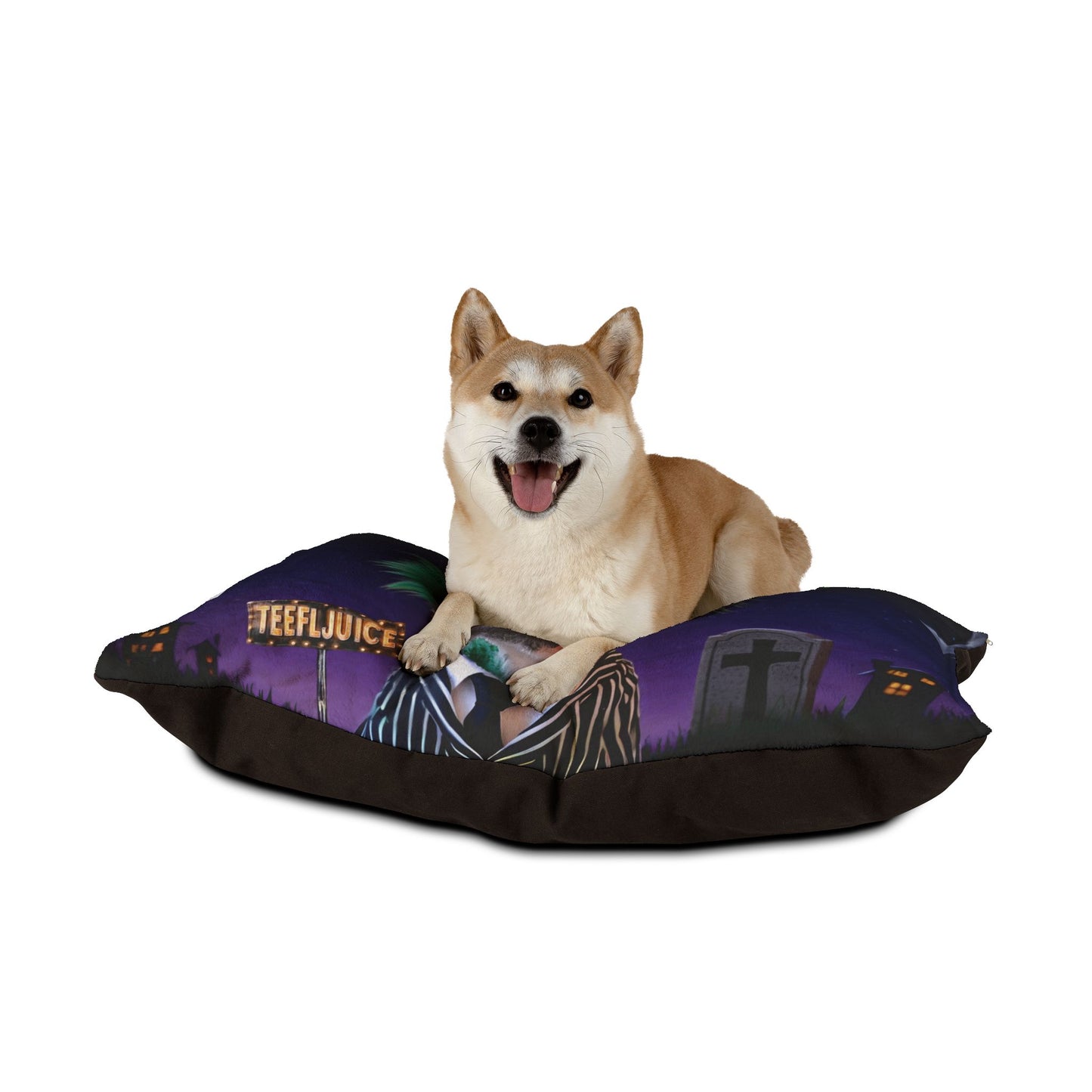 Teeflejuice's Haunted Haven Dog Bed