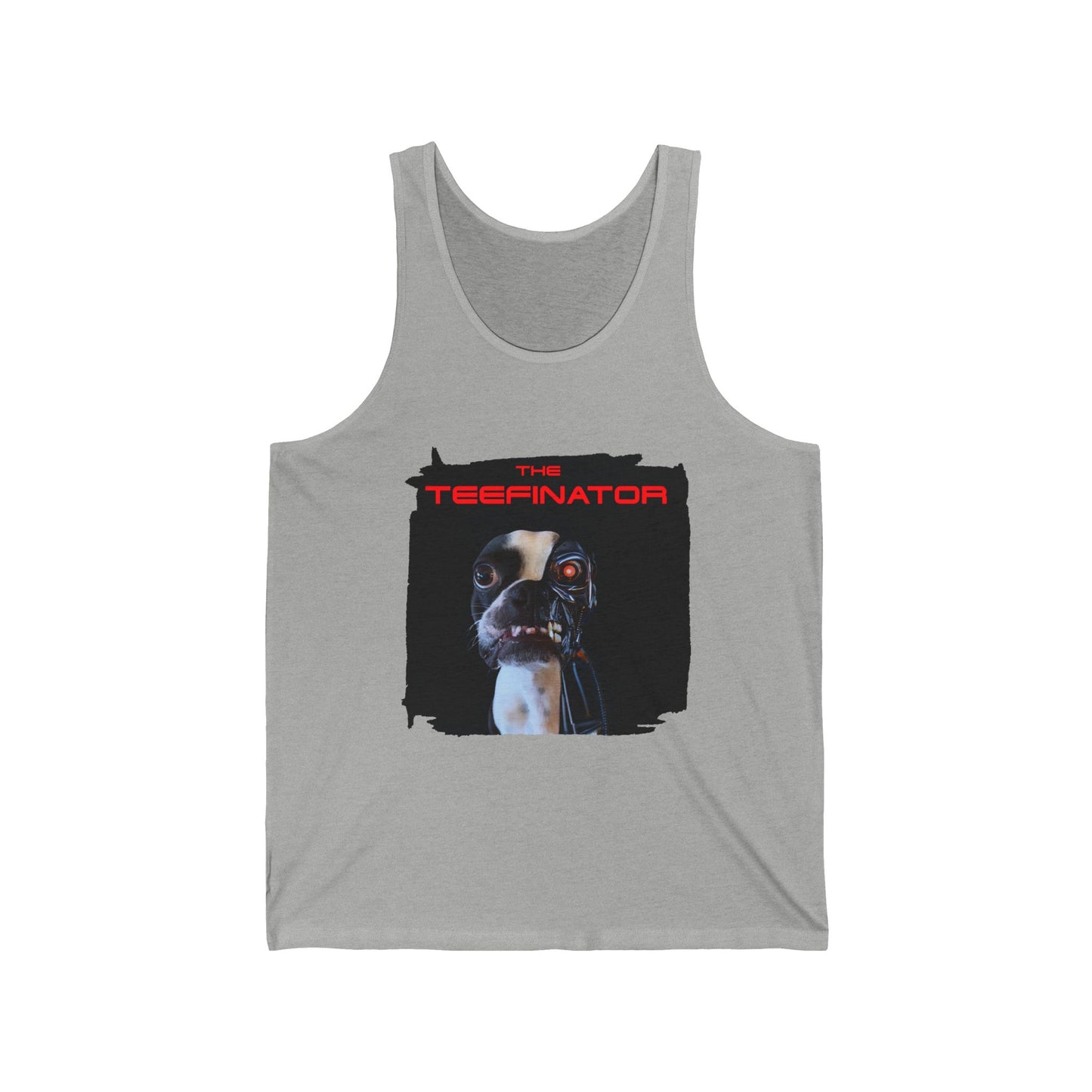 The Teefinator Unisex Tank Top: Cybernetic Cool