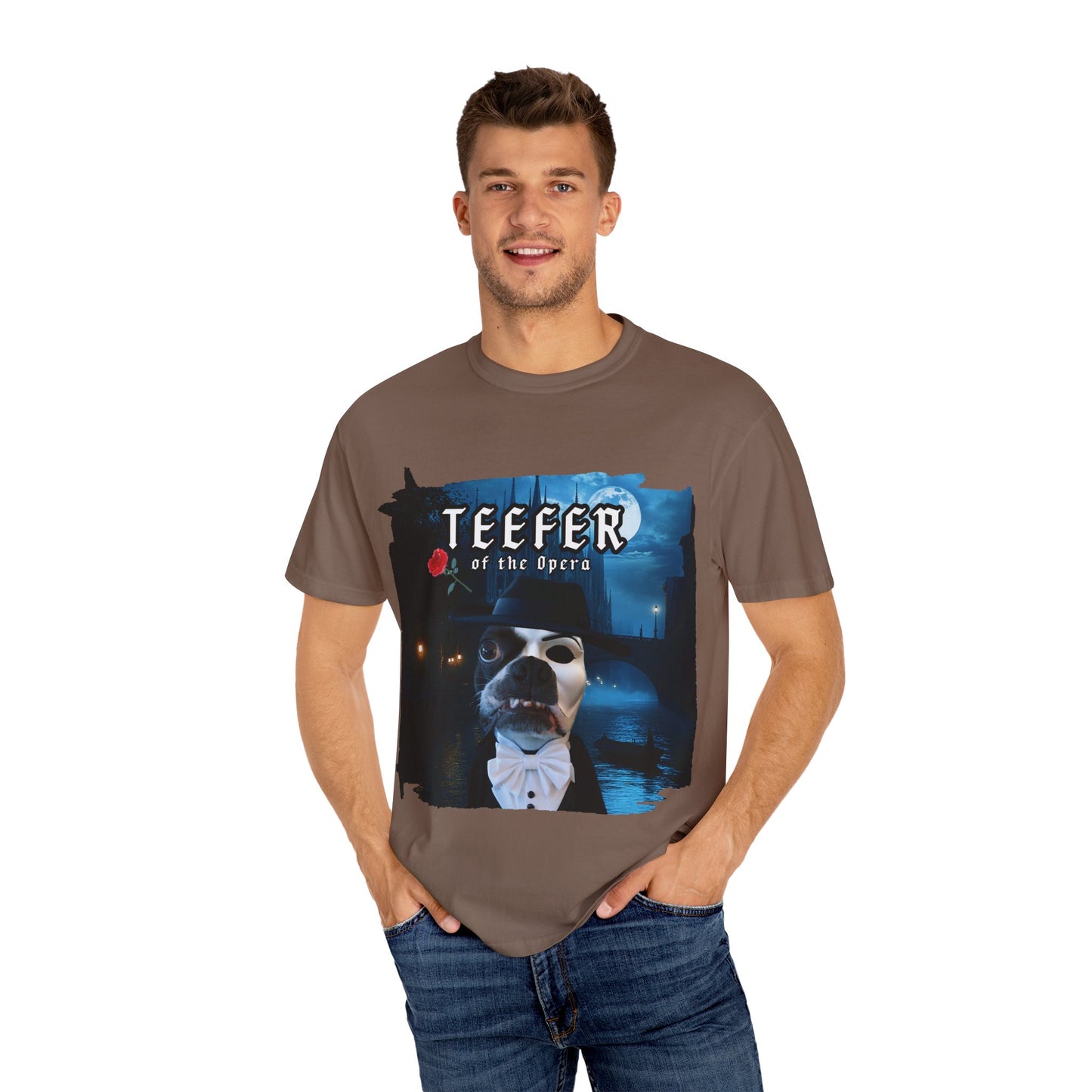 Teefer of the Opera Unisex T-Shirt: Curtain Call Comfort