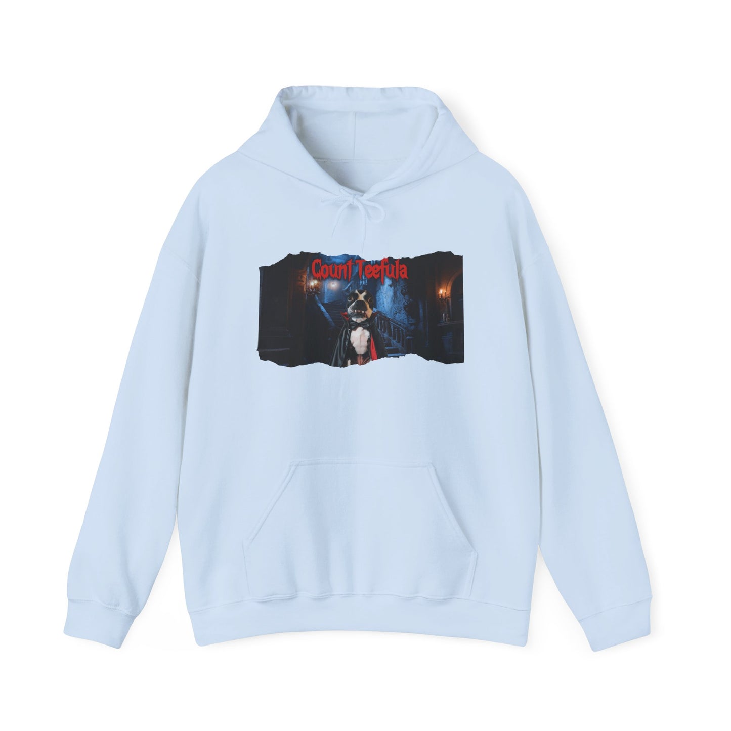Count Teefula Unisex Pullover Hoodie: Midnight Elegance
