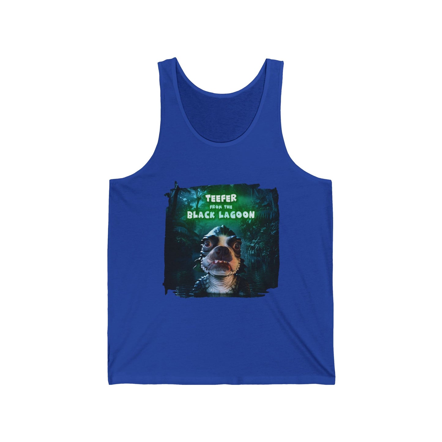 Teefer from the Black Lagoon Unisex Tank Top: Lagoon Explorer