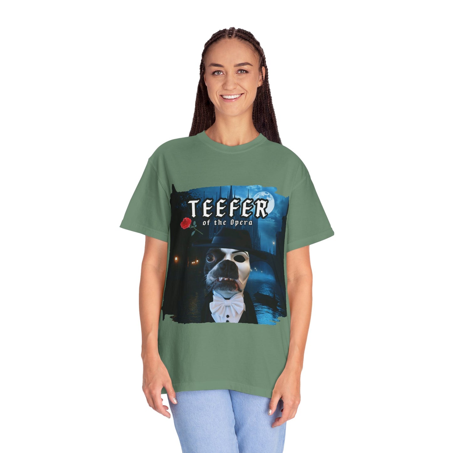 Teefer of the Opera Unisex T-Shirt: Curtain Call Comfort