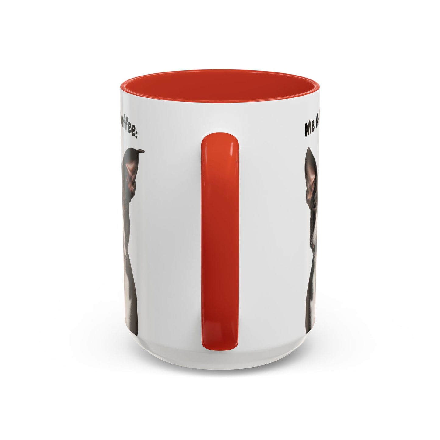 Funny Boston Terrier Coffee Mug – Me Before Coffee / Me After Coffee – Cute Boston Teeth Design – Teefers Original