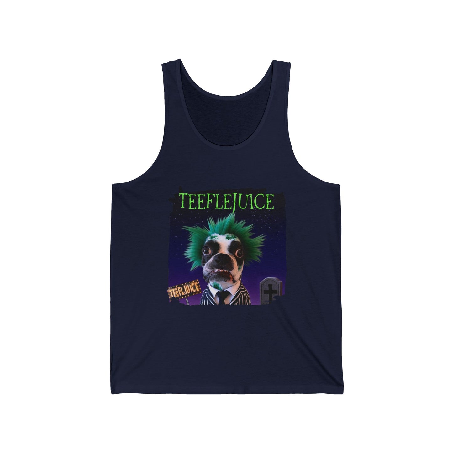 Teeflejuice Unisex Tank Top: Spooky Spectacle Wear