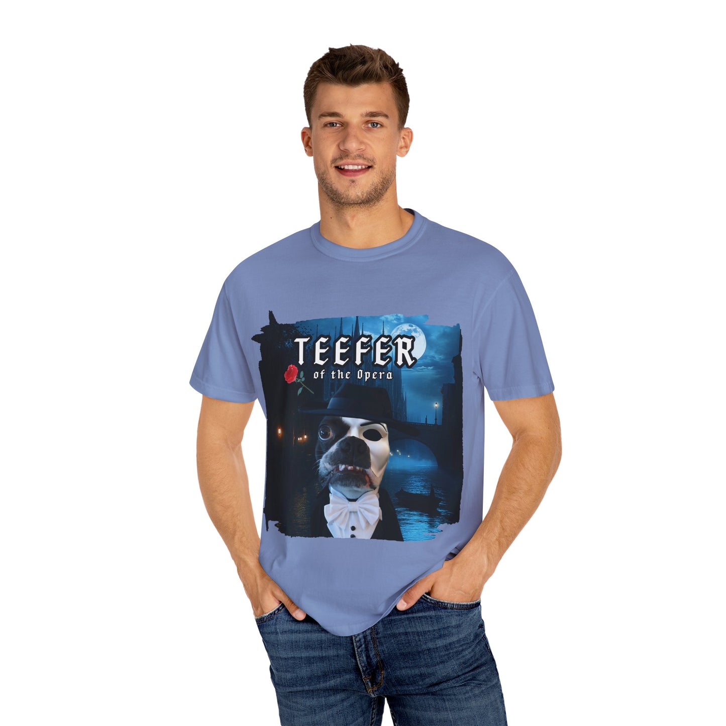 Teefer of the Opera Unisex T-Shirt: Curtain Call Comfort