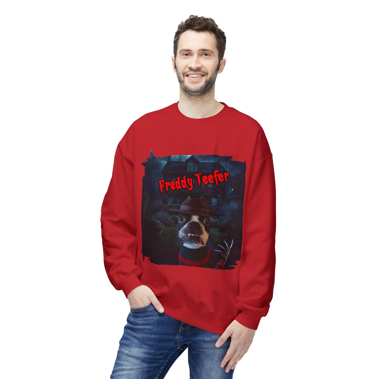 Freddy Teefer Crewneck Sweatshirt: Dream Realm Cozy