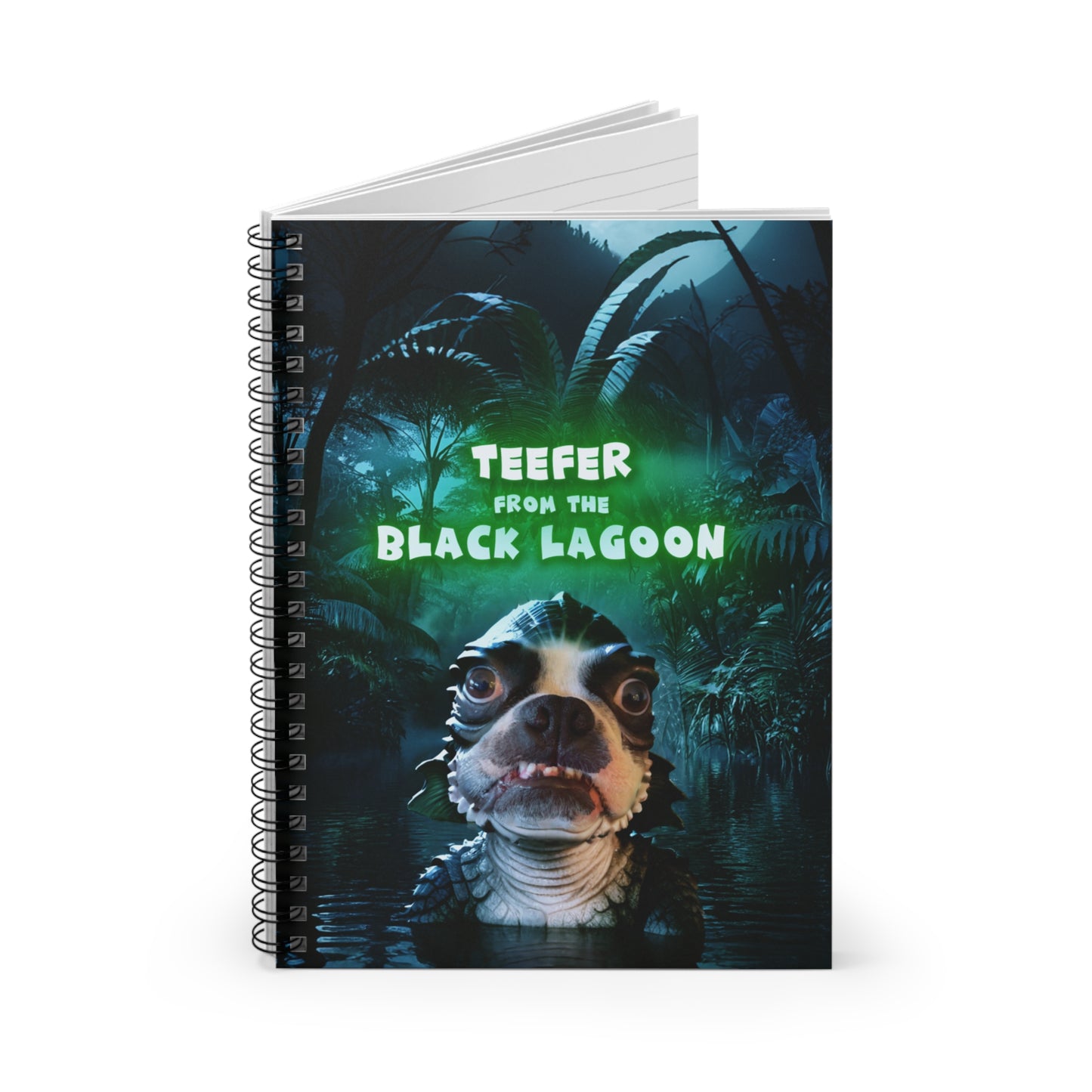 Teefer from the Black Lagoon: Creepy Chronicles Notebook