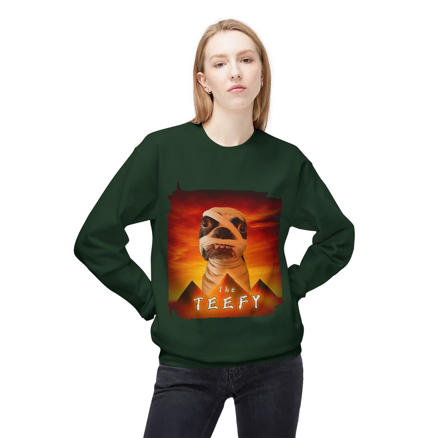 The Teefy Crewneck Sweatshirt: Ancient Comfort