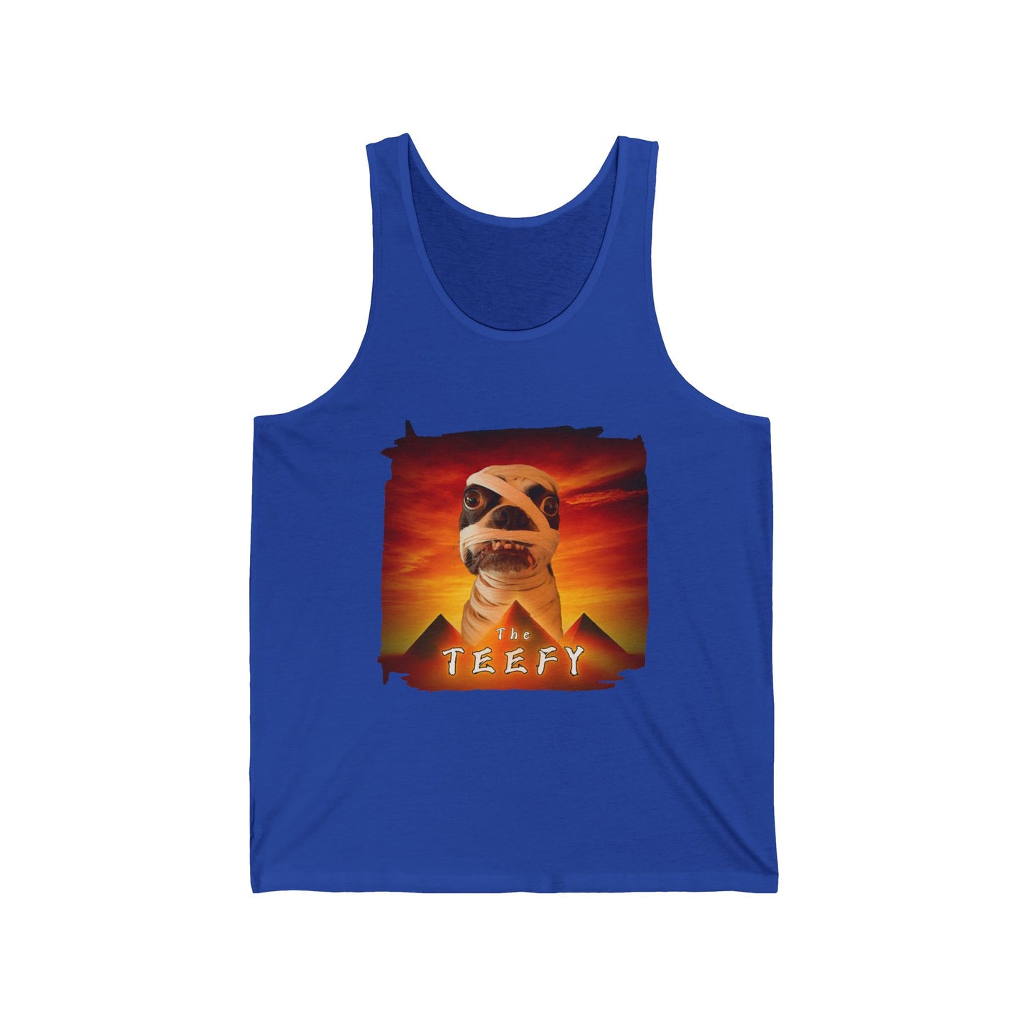 The Teefy Unisex Tank Top: Mummy's Casual Charm