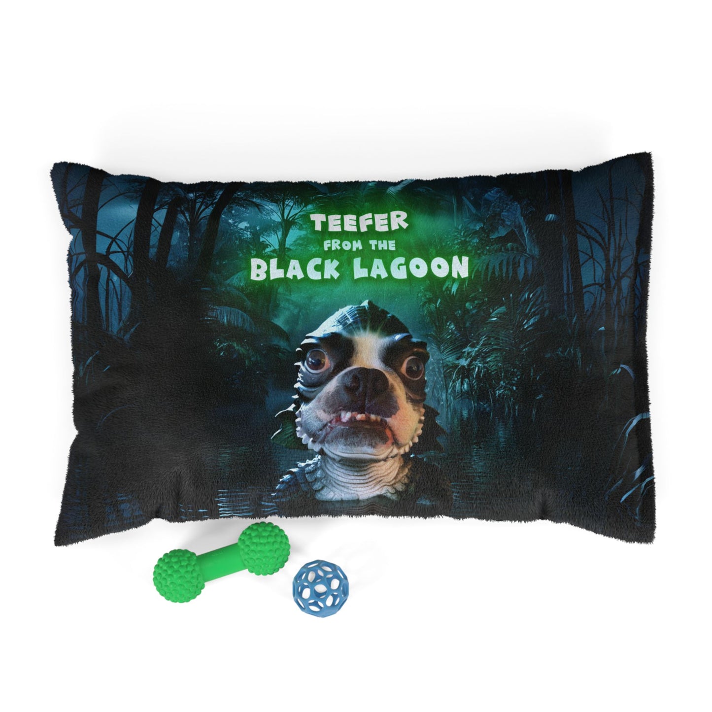 Teefer from the Black Lagoon Swamp Snuggle Dog Bed