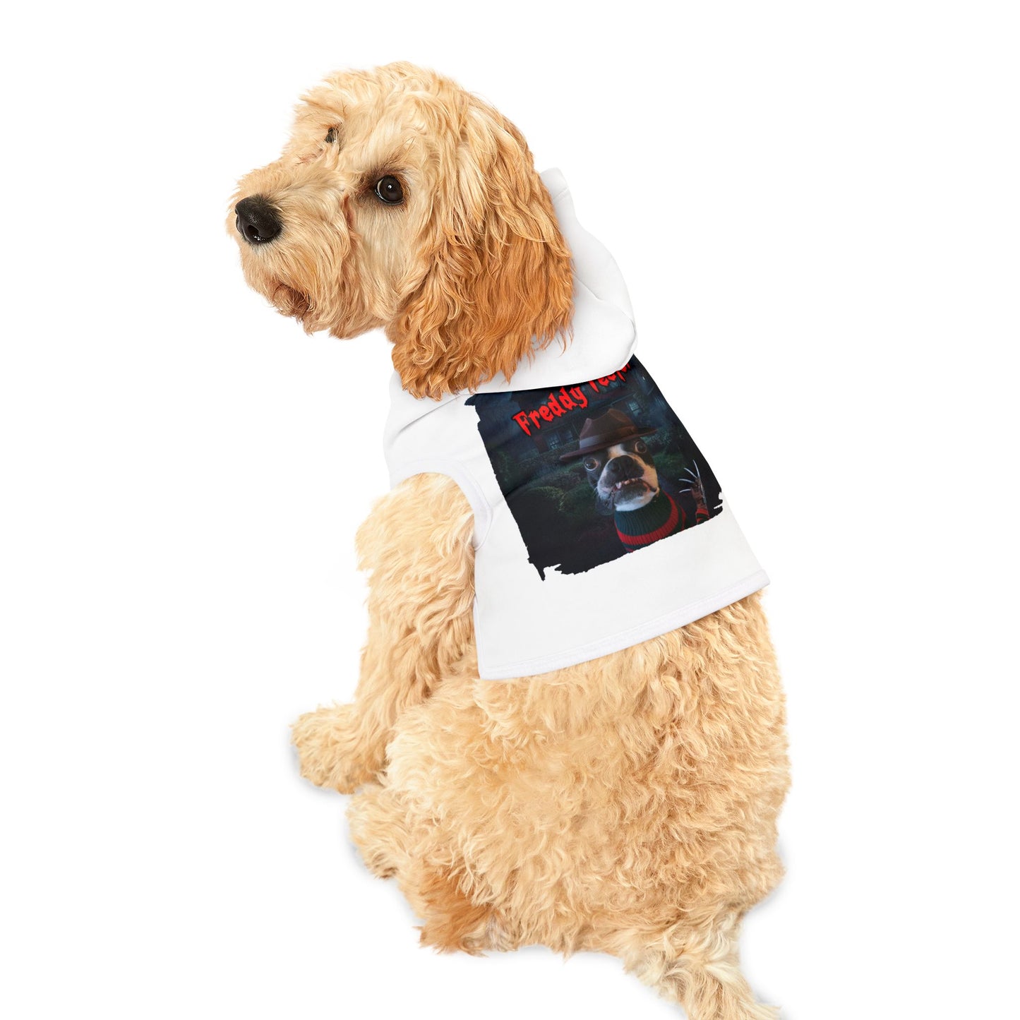 Freddy Teefer Pet Hoodie: Nightmare Cuddles Collection