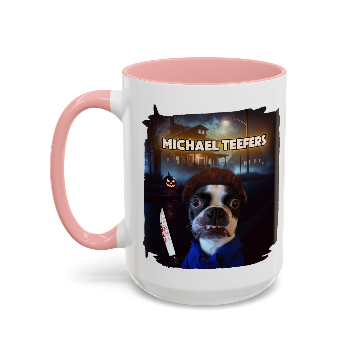 Michael Teefers Accent Mug – Brew with a Slasher Twist