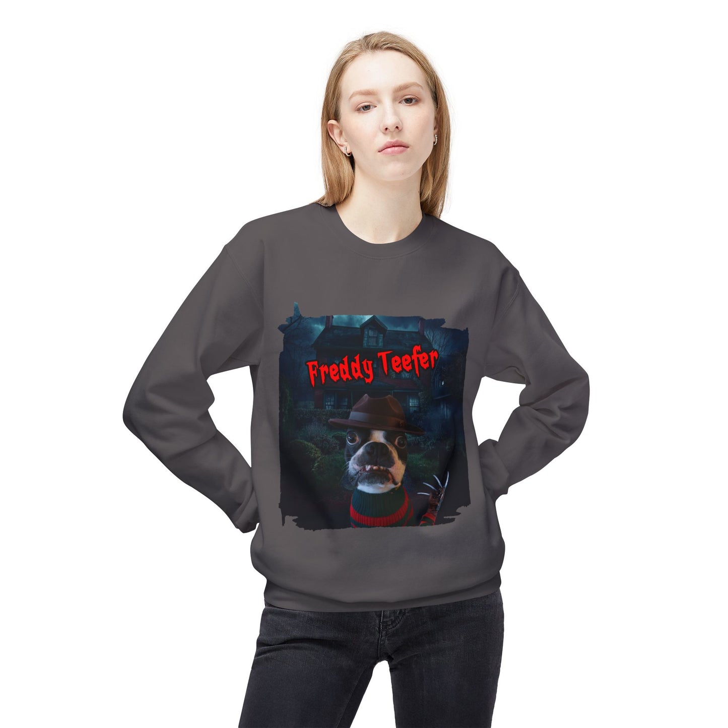 Freddy Teefer Crewneck Sweatshirt: Dream Realm Cozy