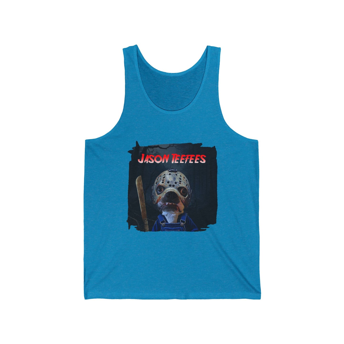 Jason Teefees Unisex Tank Top: Campsite Chiller
