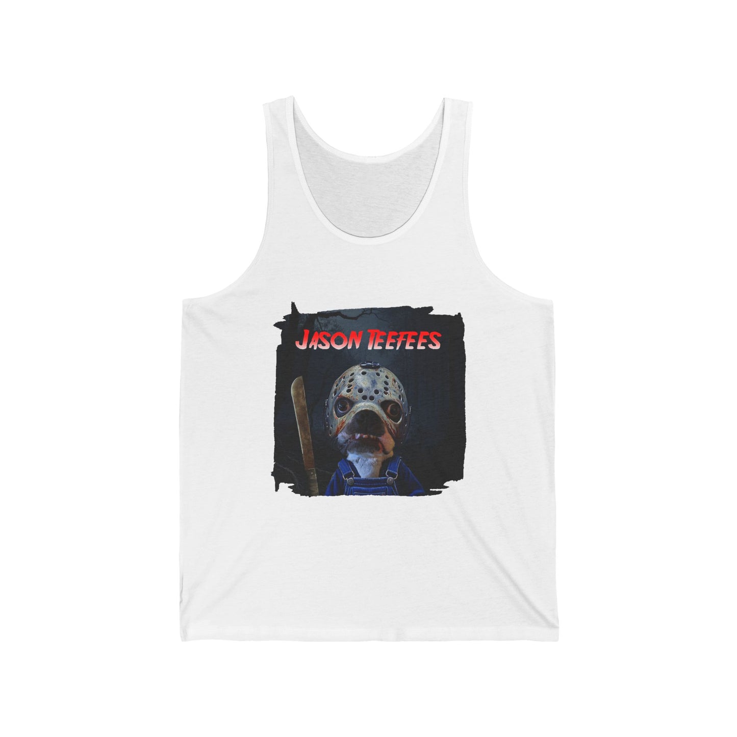 Jason Teefees Unisex Tank Top: Campsite Chiller
