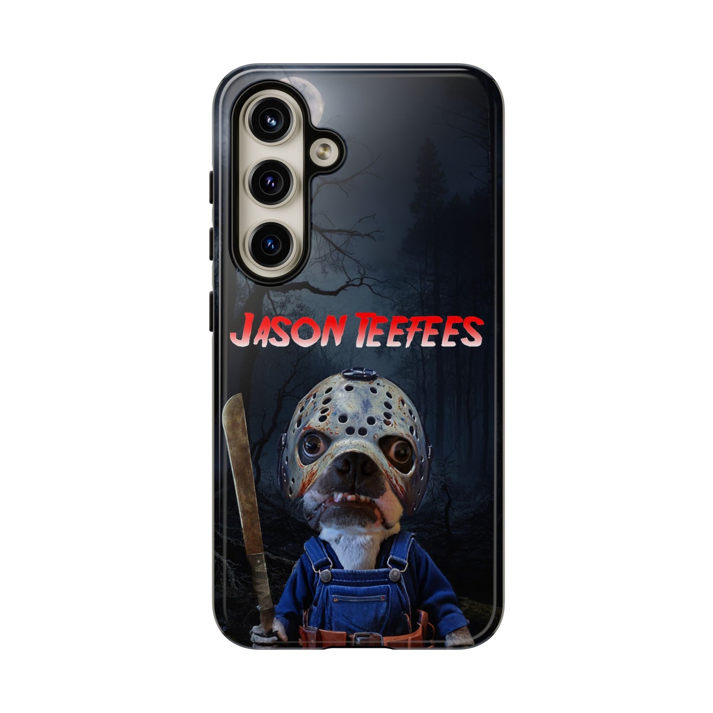 Masked Mischief: Jason Teefees Phone Case
