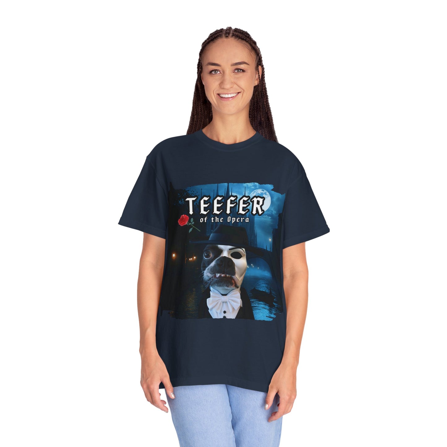 Teefer of the Opera Unisex T-Shirt: Curtain Call Comfort