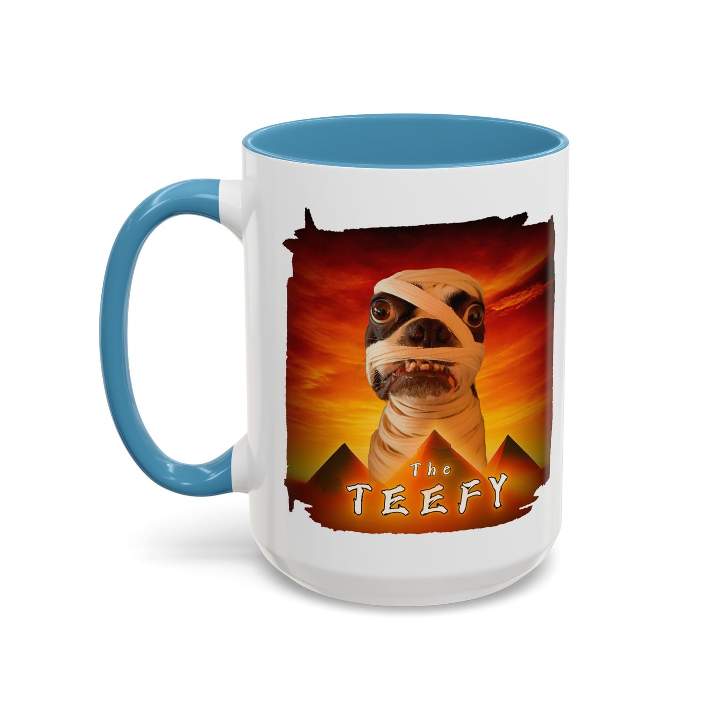 Mummified Mornings: The Teefy Accent Mug