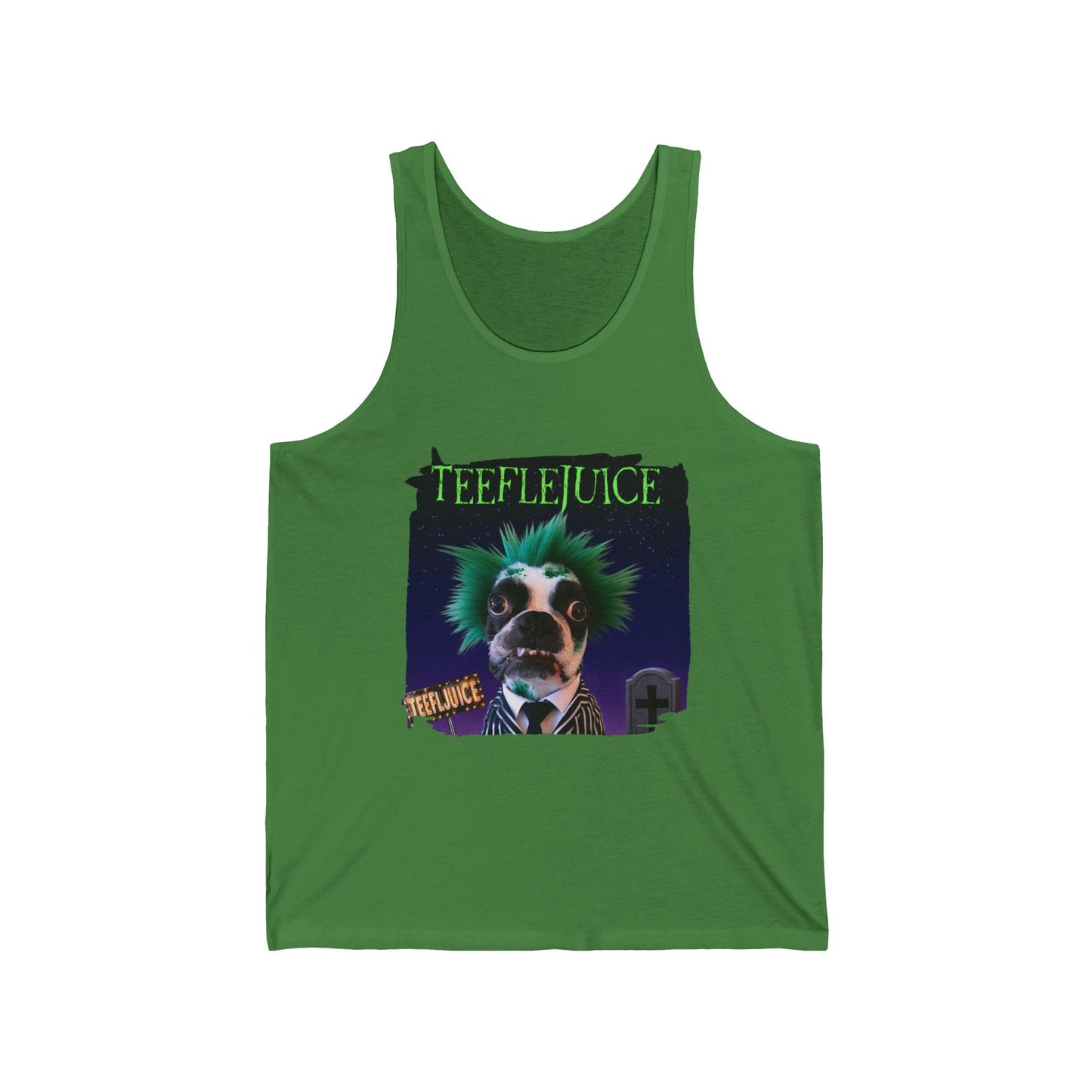 Teeflejuice Unisex Tank Top: Spooky Spectacle Wear