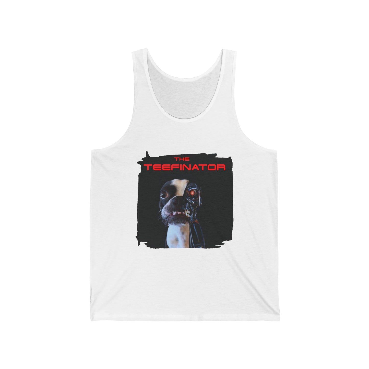 The Teefinator Unisex Tank Top: Cybernetic Cool