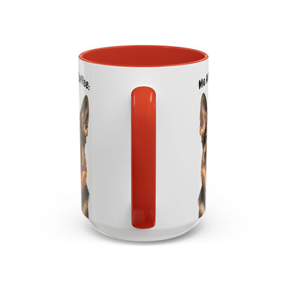 Funny German Shepherd Coffee Mug – Me Before Coffee / Me After Coffee – Cute Shepherd Teeth Design – Teefers Original