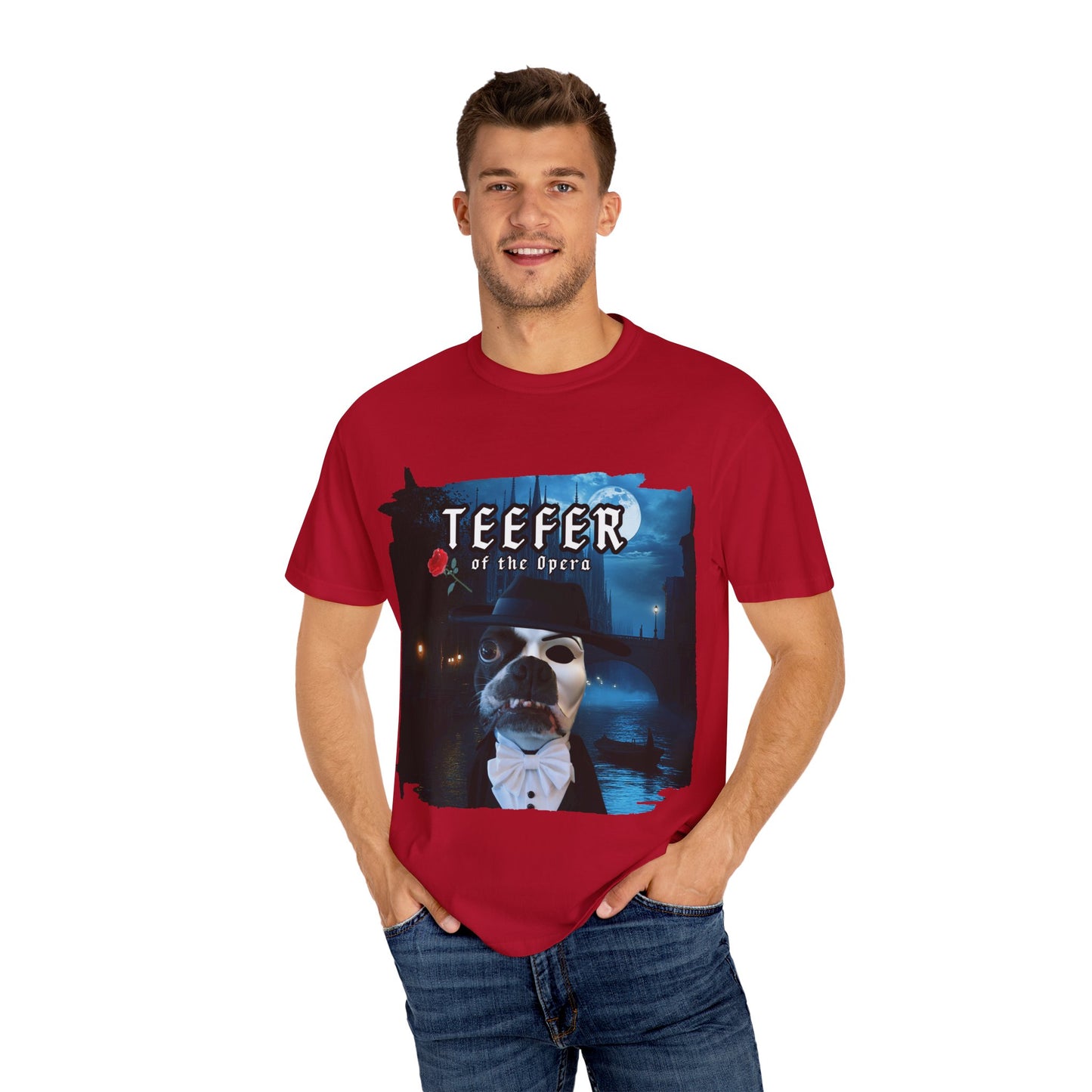 Teefer of the Opera Unisex T-Shirt: Curtain Call Comfort