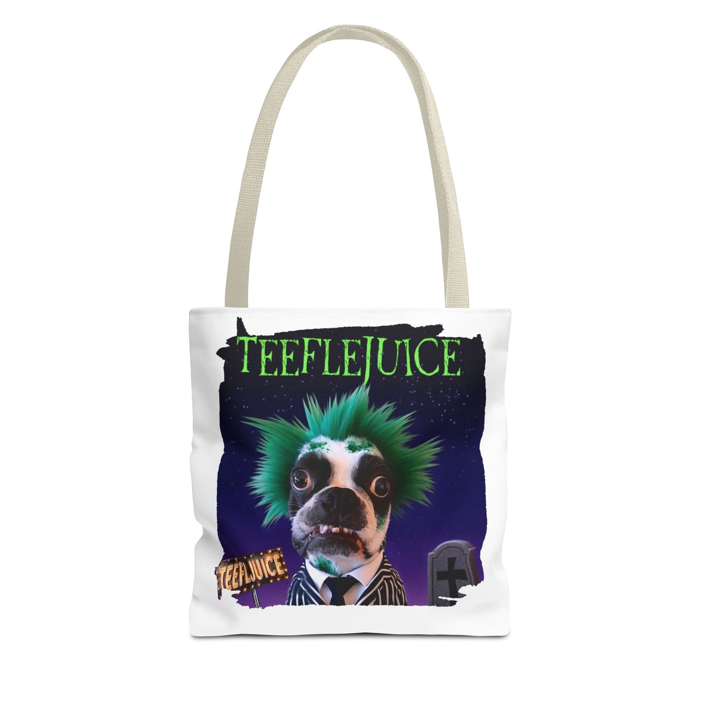 Teeflejuice Tote: Spooky Style on the Go