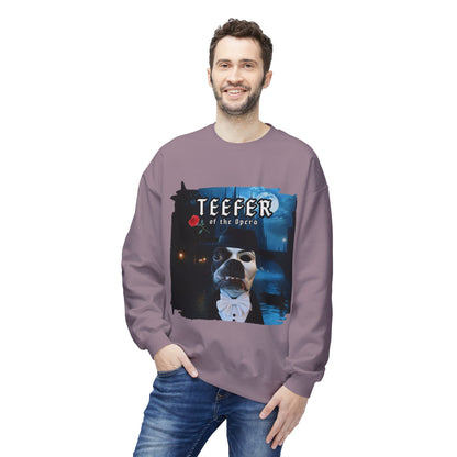 Teefer of the Opera Crewneck Sweatshirt: Theatrical Comfort