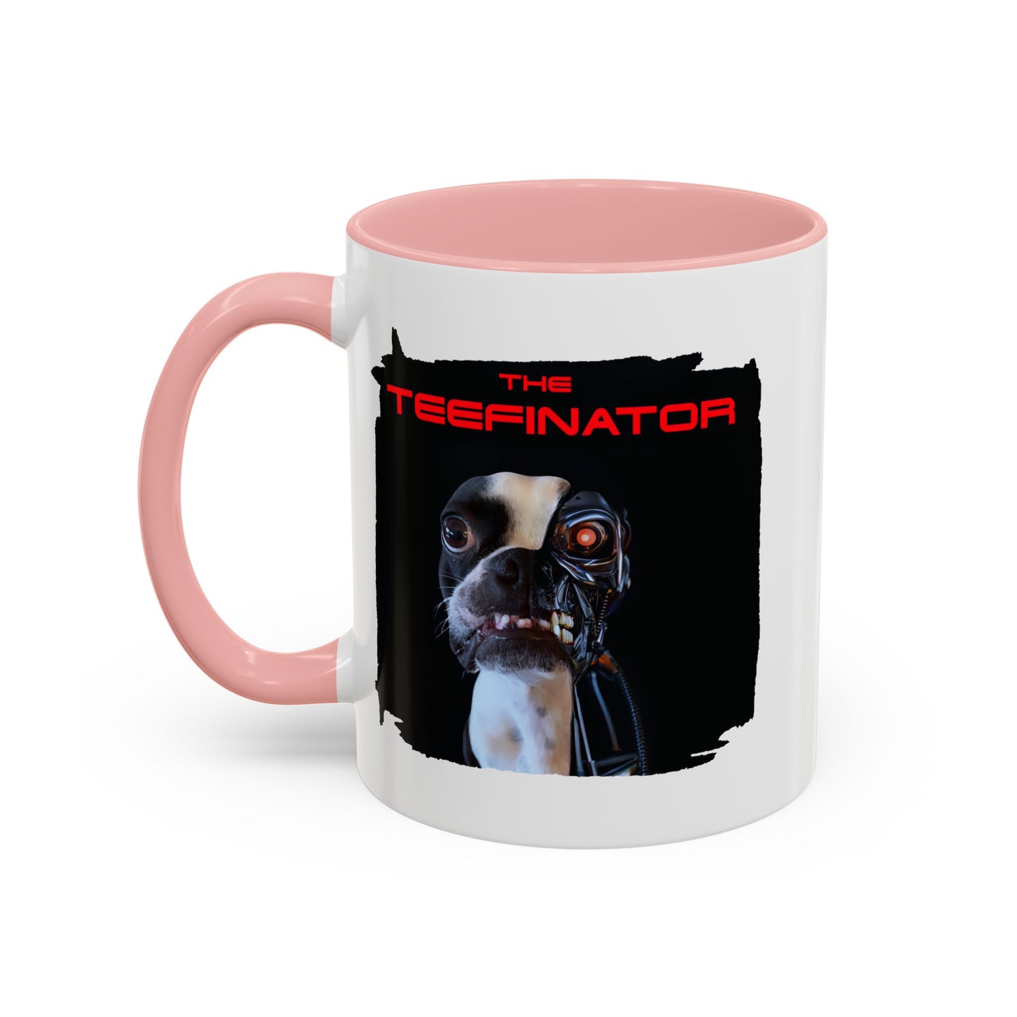 The Teefinator Accent Mug: Sip with Strength