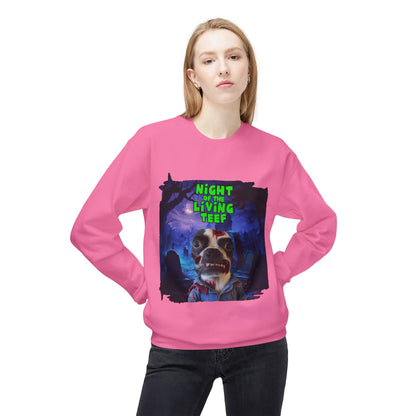 Night of the Living Teef Crewneck Sweatshirt: Zombie Comfort