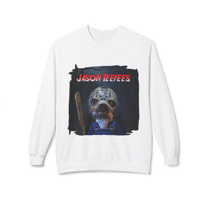 Jason Teefees Crewneck Sweatshirt: Campsite Horror Comfort
