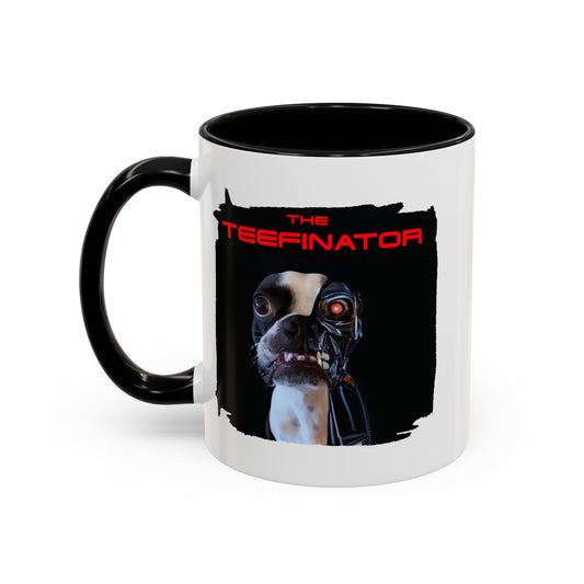 The Teefinator Accent Mug: Sip with Strength