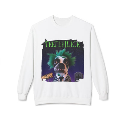 Teeflejuice Crewneck Sweatshirt: Spooky Spectacle Comfort