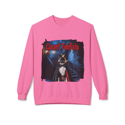 Count Teefula Crewneck Sweatshirt: Gothic Coziness