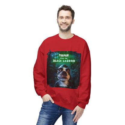 Teefer from the Black Lagoon Crewneck Sweatshirt: Lagoon Depths Comfort