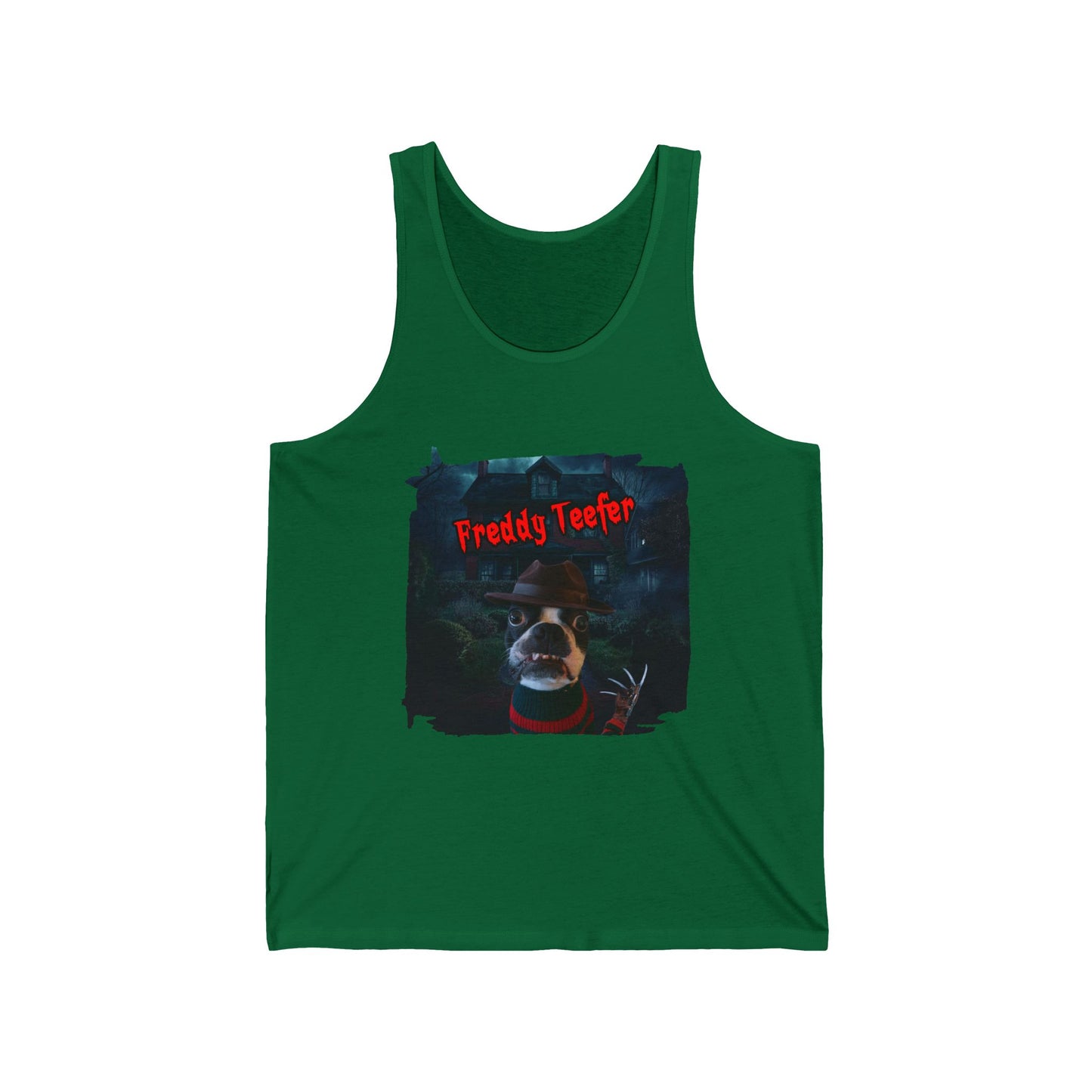 Freddy Teefer Unisex Tank Top: Nightmare Knit