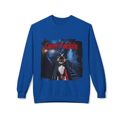 Count Teefula Crewneck Sweatshirt: Gothic Coziness