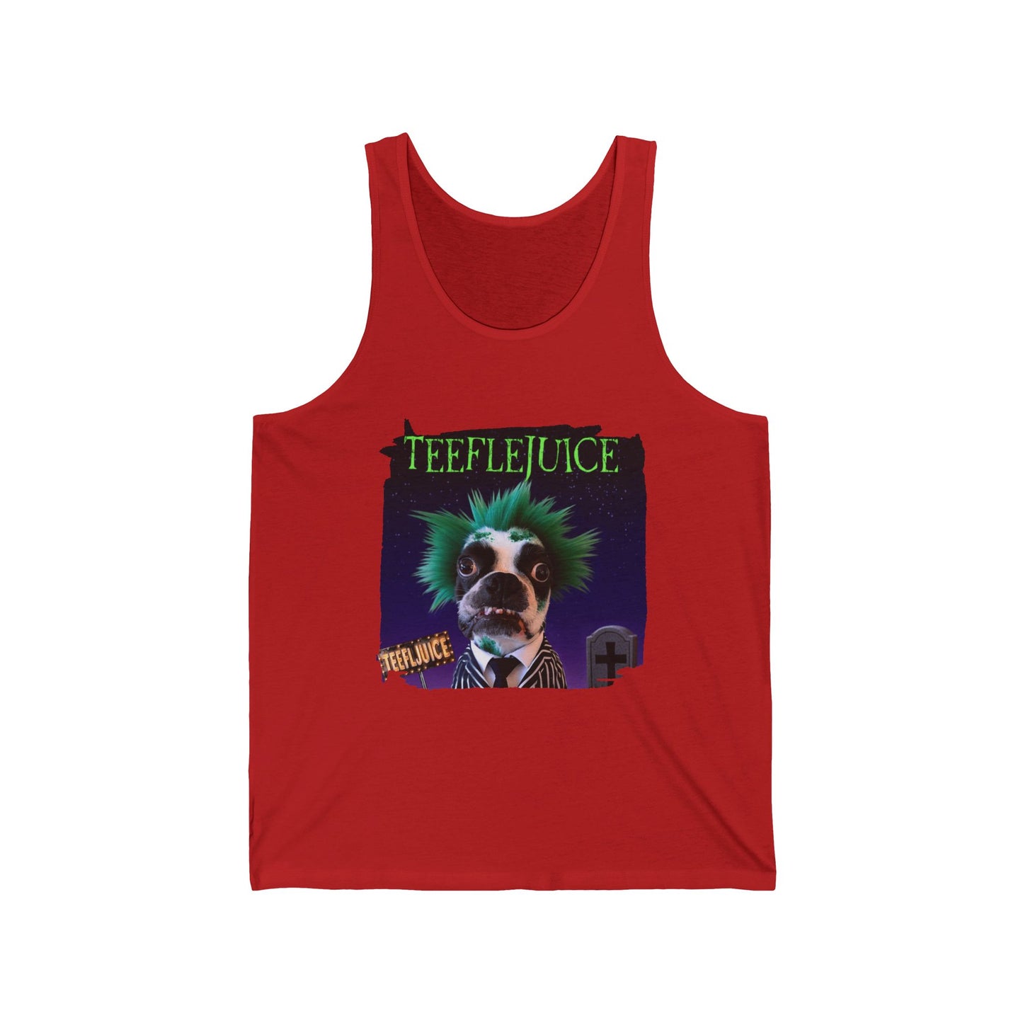 Teeflejuice Unisex Tank Top: Spooky Spectacle Wear