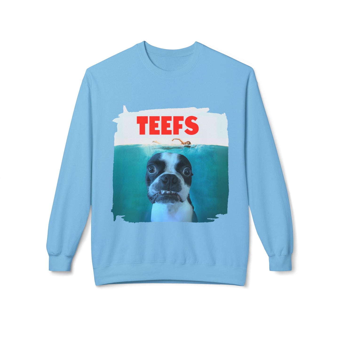 Teefs Crewneck Sweatshirt: Ocean Predator Comfort