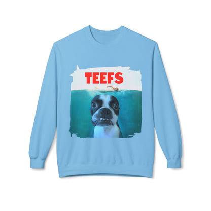 Teefs Crewneck Sweatshirt: Ocean Predator Comfort