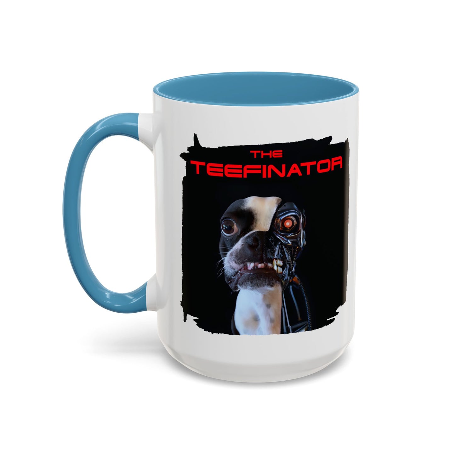 The Teefinator Accent Mug: Sip with Strength