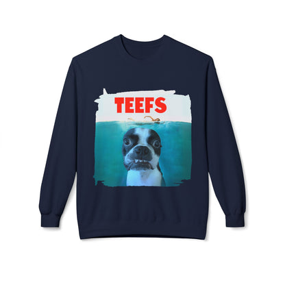 Teefs Crewneck Sweatshirt: Ocean Predator Comfort