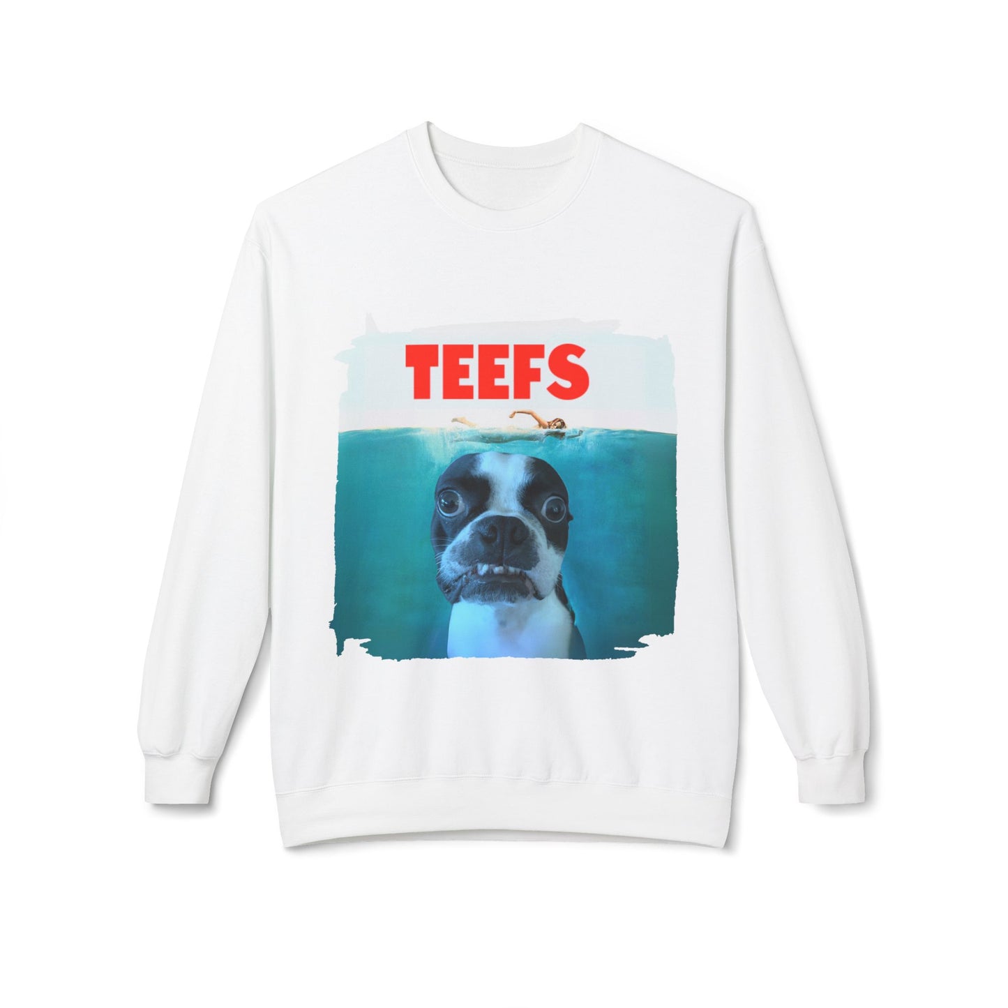 Teefs Crewneck Sweatshirt: Ocean Predator Comfort
