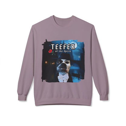 Teefer of the Opera Crewneck Sweatshirt: Theatrical Comfort