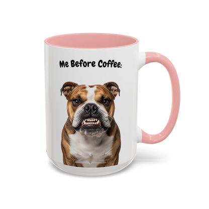 Bulldog Before & After Coffee Mug