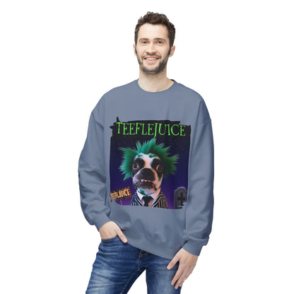 Teeflejuice Crewneck Sweatshirt: Spooky Spectacle Comfort
