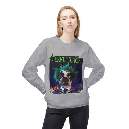 Teeflejuice Crewneck Sweatshirt: Spooky Spectacle Comfort