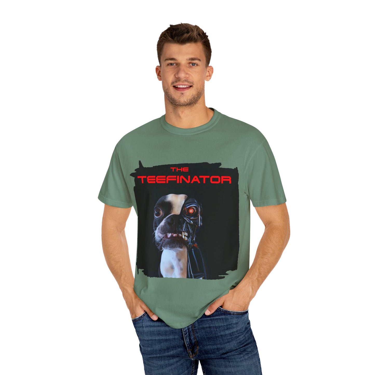 The Teefinator Unisex T-Shirt: Armor of Tomorrow