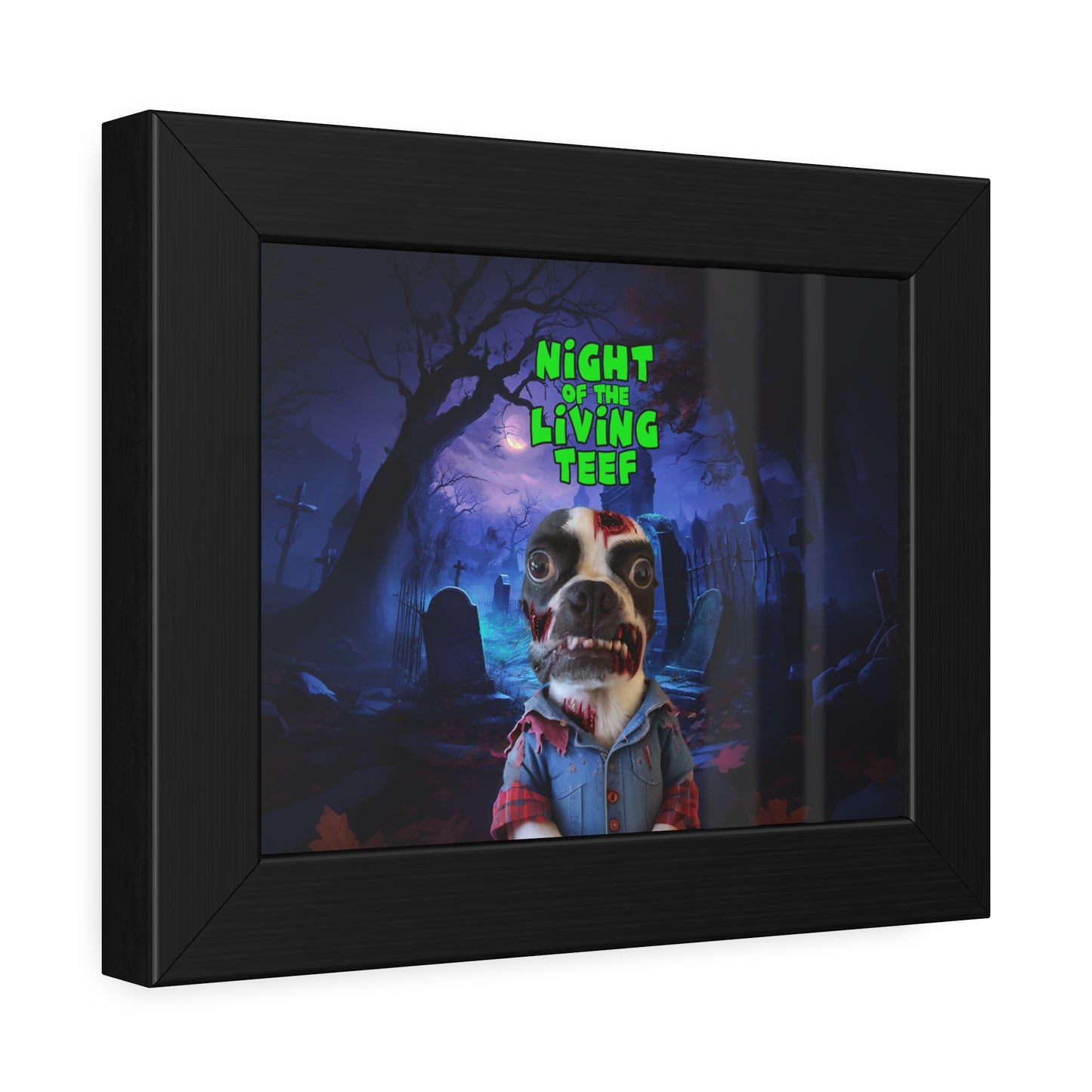 Night of the Living Teef Framed Poster: Zombie Vignettes